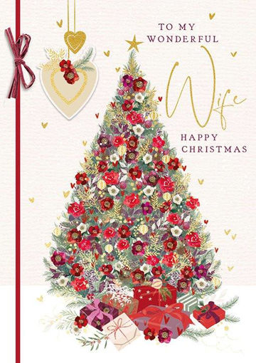 Picture of TO MY WONDERFUL WIFE CHRISTMAS CARD